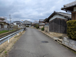 【前面道路含む現地写真】 | 野洲市吉川3号地　建築条件無し売土地