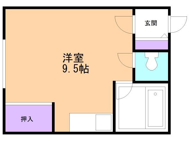 Ｆｕｇａ登別の間取り