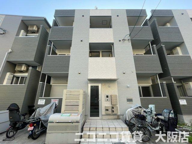 大阪市生野区桃谷２丁目のアパートの外観