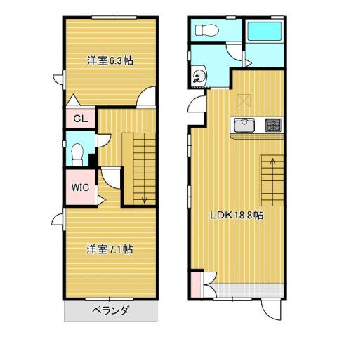 スクエアの間取り