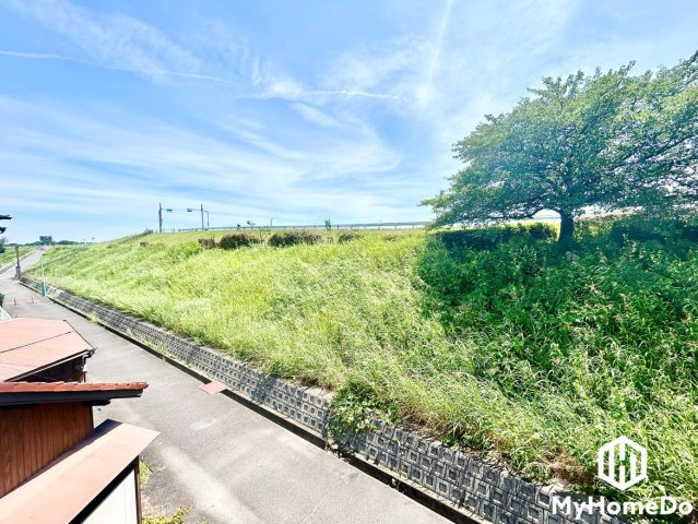 北区西味鋺5丁目の展望|緑も感じられる、見通しのよい街並みです