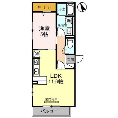 【間取り】 | セレナーデ　A棟