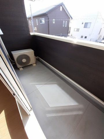 エトワール沖洲Ａのバルコニー|バルコニー付きです