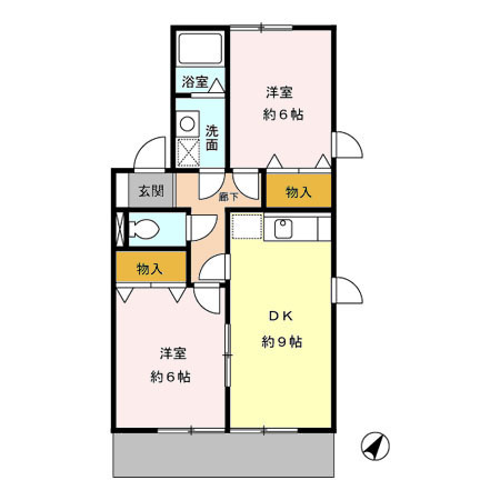 【間取り】 | パルシャルマンＤ