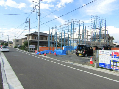 【前面道路含む現地写真】 | ブルーミングガーデン南アルプス市山寺　1号棟