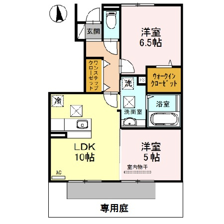 【間取り】 | D-roomシルクマムB