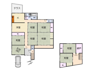【間取り】 | 府中町貸家