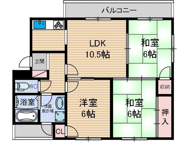 【間取り】 | エスポアール前川