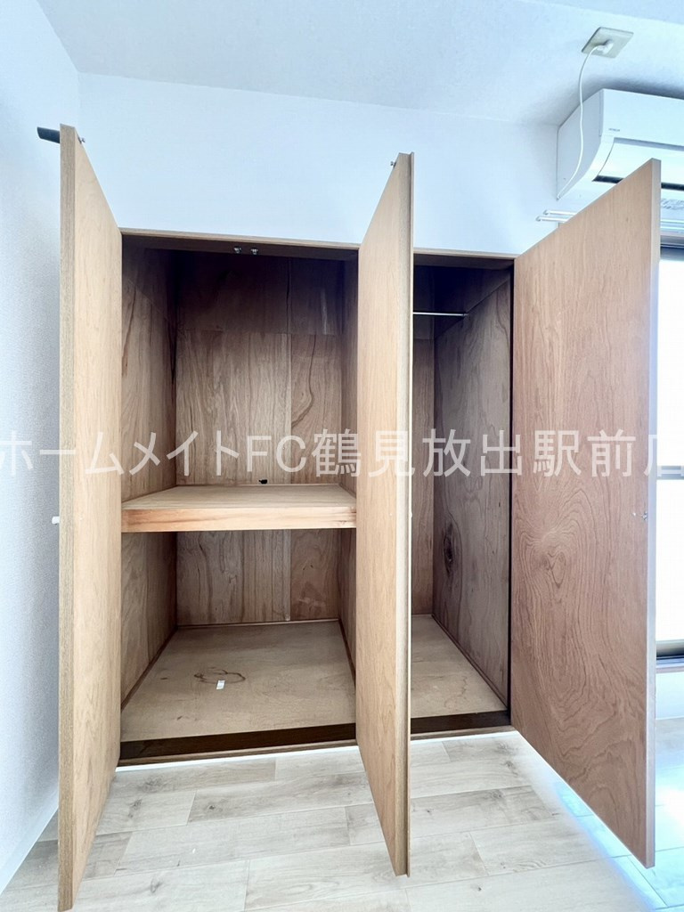 東大阪市稲田新町２丁目の賃貸マンションの収納