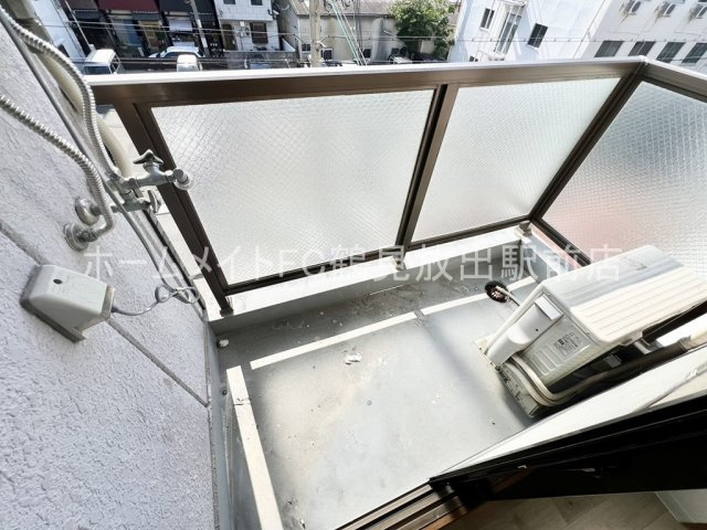 東大阪市稲田新町２丁目の賃貸マンションのバルコニー