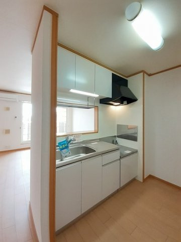 ハピネス村山　Ａのキッチン|使いやすいキッチンです