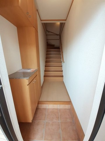 ハピネス村山　Ａの玄関|シンプルで使いやすい玄関です