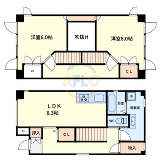 【間取り】 | オルフェア帝塚山 | オルフェア帝塚山　間取り