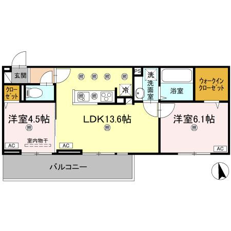 メテオラの間取り