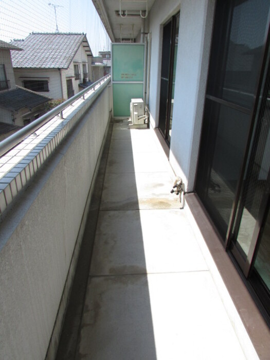 植田コーポのバルコニー