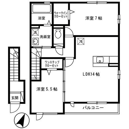 【間取り】 | ヴィラ　ファミール