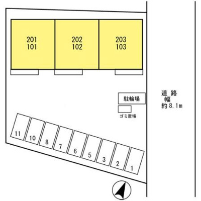 【区画図】 | ヴィラ　ファミール