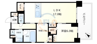 【間取り】 | ALBLANC KYOMACHIBORI | ALBLANC KYOMACHIBORI（アルブラン京町堀）間取り