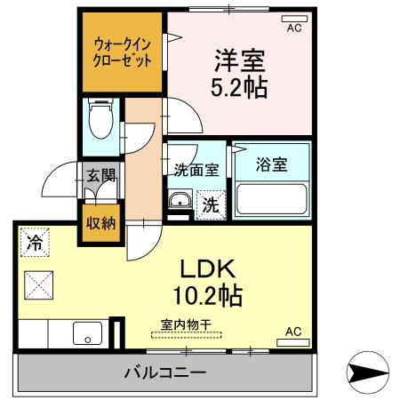 桜サライの間取り