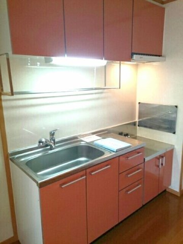 グレイスフルＢのキッチン|きれいなキッチンです