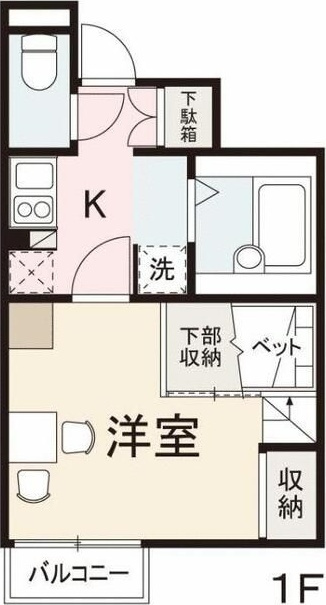ラポール仏生山の間取り