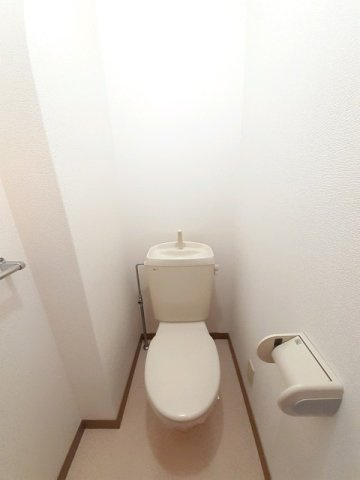 メゾンジャルダン黒嶋Ｂのトイレ|コンパクトで使いやすいトイレです