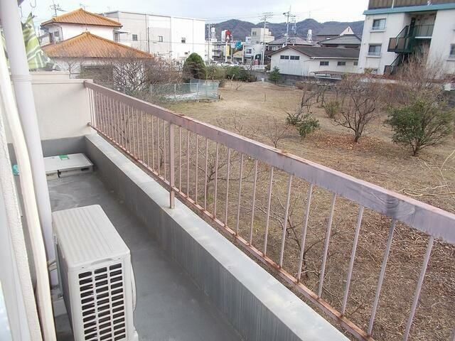 屋島マンションのバルコニー