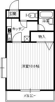 ＨＩＲＡＩハイツＡ棟の間取り