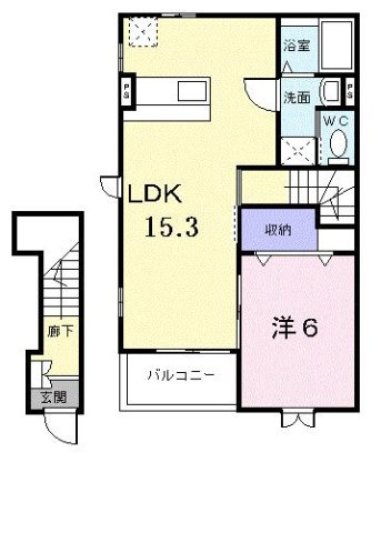 エアリー・ガーデンＣの間取り