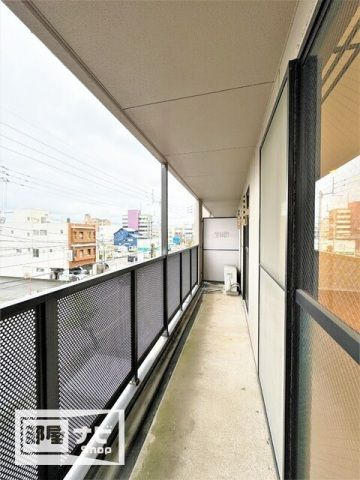 フィネス多賀のバルコニー