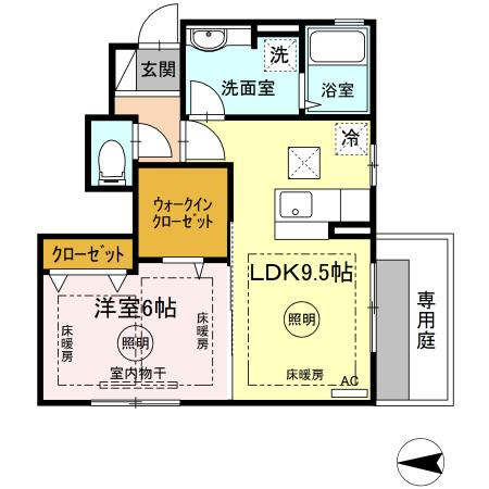 ベル・パエーゼ・青木の間取り