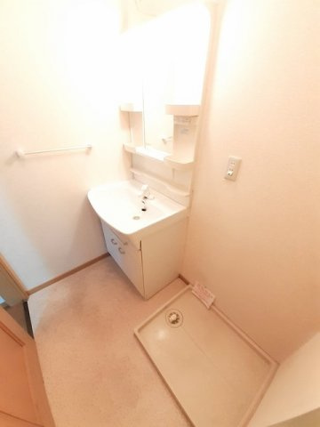 カサデルソレアードの洗面所|ゆったりとスペースのある洗面所