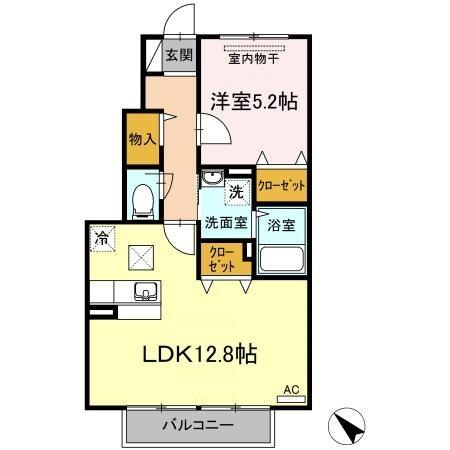 エスポワール　B棟の間取り