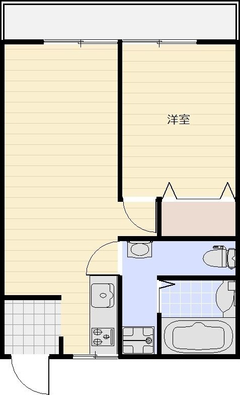 河村マンションの間取り