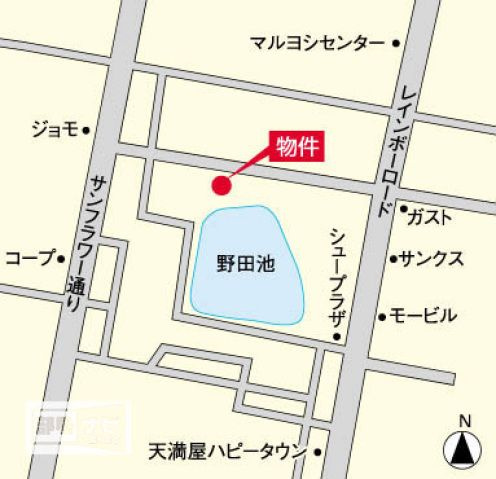 居石マンションの周辺