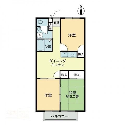 フォブール大井Ａの間取り