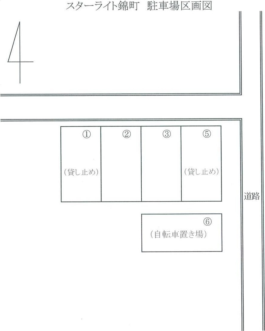 スターライト錦町の区画図