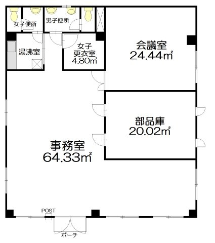 メゾン三田Ⅱの間取り