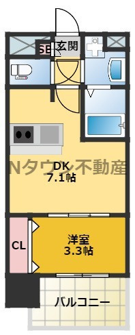 【間取り】 | メイクスデザイン上前津 | 使いやすい間取りです