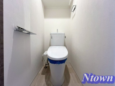 【トイレ】 | メイクスデザイン上前津 | 落ち着いた色調のトイレです