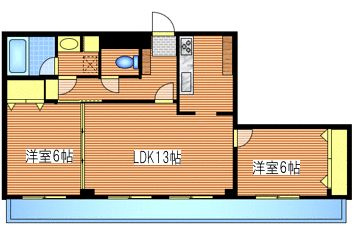 サントル田端１丁目の間取り