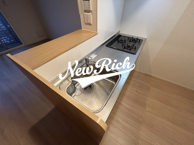 前橋市北代田町のアパートのキッチン