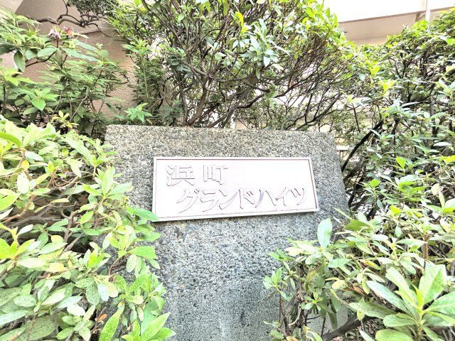 浜町グランドハイツの庭