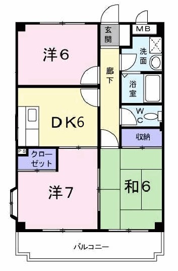 ＭＡＮＳＩＯＮ　ＬＯＴＵＳの間取り