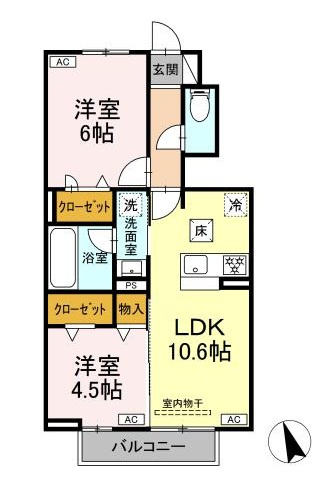【間取り】 | フロレゾンK＆K【名古屋市賃貸・ペット可】