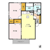 クローバーハイツ杉塚 C棟の画像