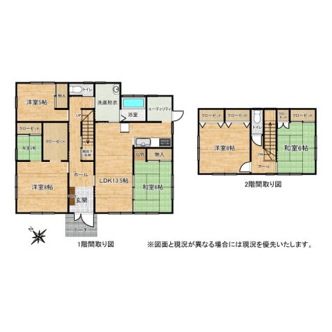 売中古戸建　静岡市駿河区中島の間取り|収納たっぷりの5SLDKの間取りです！