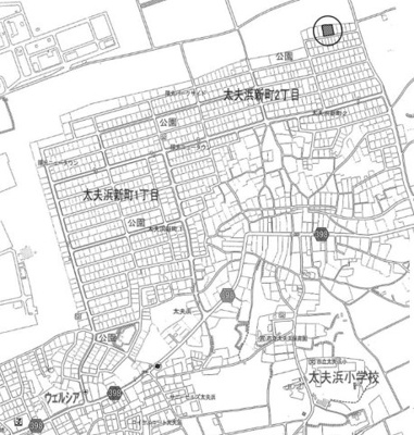 【区画図】 | 新潟市北区太夫浜新町2丁目　売地
