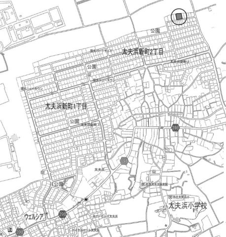 【区画図】 | 新潟市北区太夫浜新町2丁目　売地