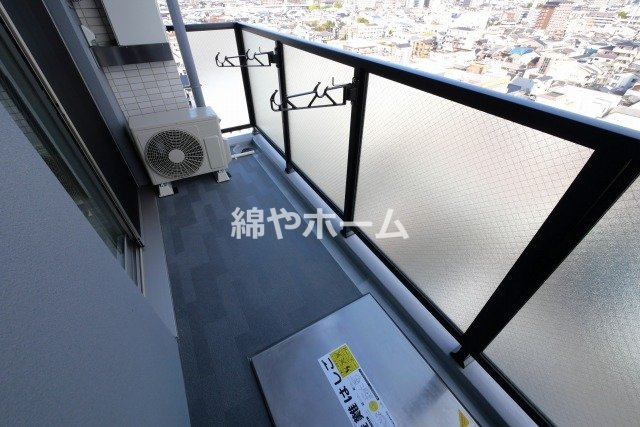 エグゼ大阪城イーストのバルコニー|落ち着いた時間を過ごせるバルコニーです